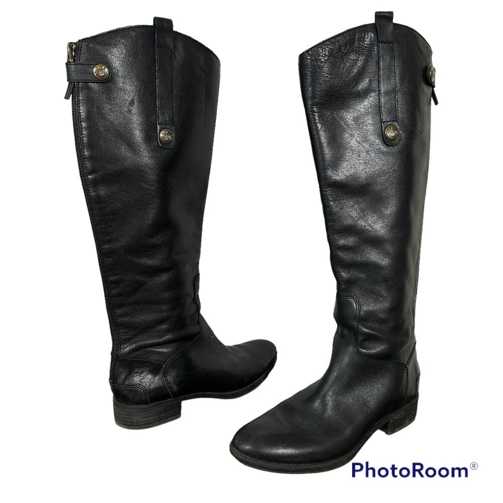 Sam Edelman Black Heeled Boots